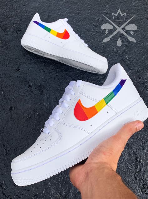 rainbow Nike's shoes